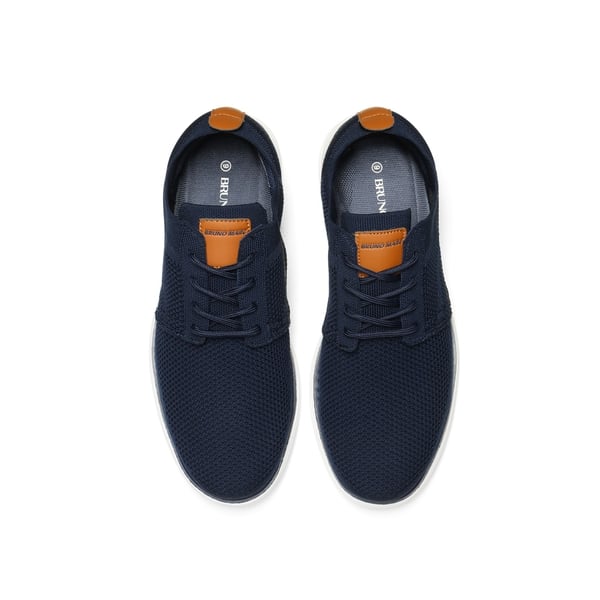 [KnitFlex Breeze] Men's Breathable Mesh Oxford Sneakers - DARK BLUE - 4
